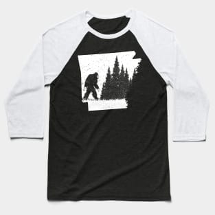 Arkansas Bigfoot Baseball T-Shirt